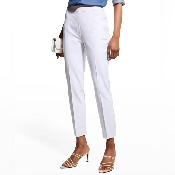 nwt SPANX On-the-Go Slim Straight Pant in Classic White 20372Q Size Large - Picture 1 of 17